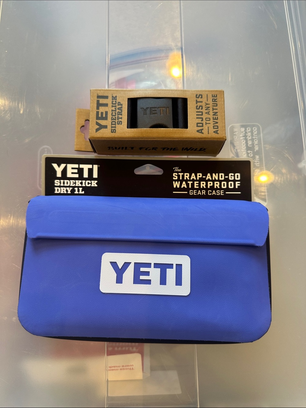 Yeti Sidekick Dry 1L Strap-and-Go Waterproof Gear Case & Matching Strap